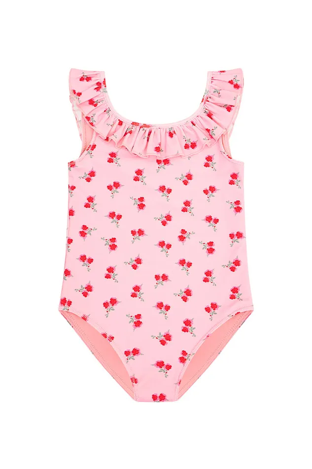 WomenKids LoveShackFancy Swim Girls Cherry Junip One Piece Swimsuit Cherry Pink WomenKids LoveShackFancy Swim Girls Cherry Junip One Piece Swimsuit Cherry Pink
