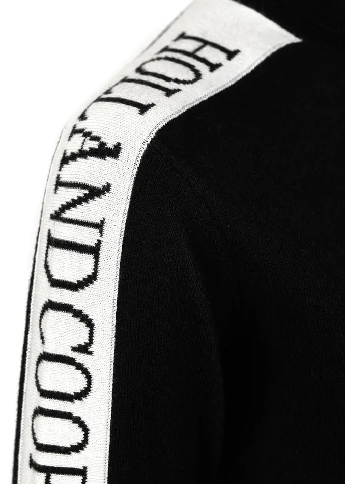Women Knitwear Holland Cooper Thermal Ski Knit Black Women Knitwear Holland Cooper Thermal Ski Knit Black