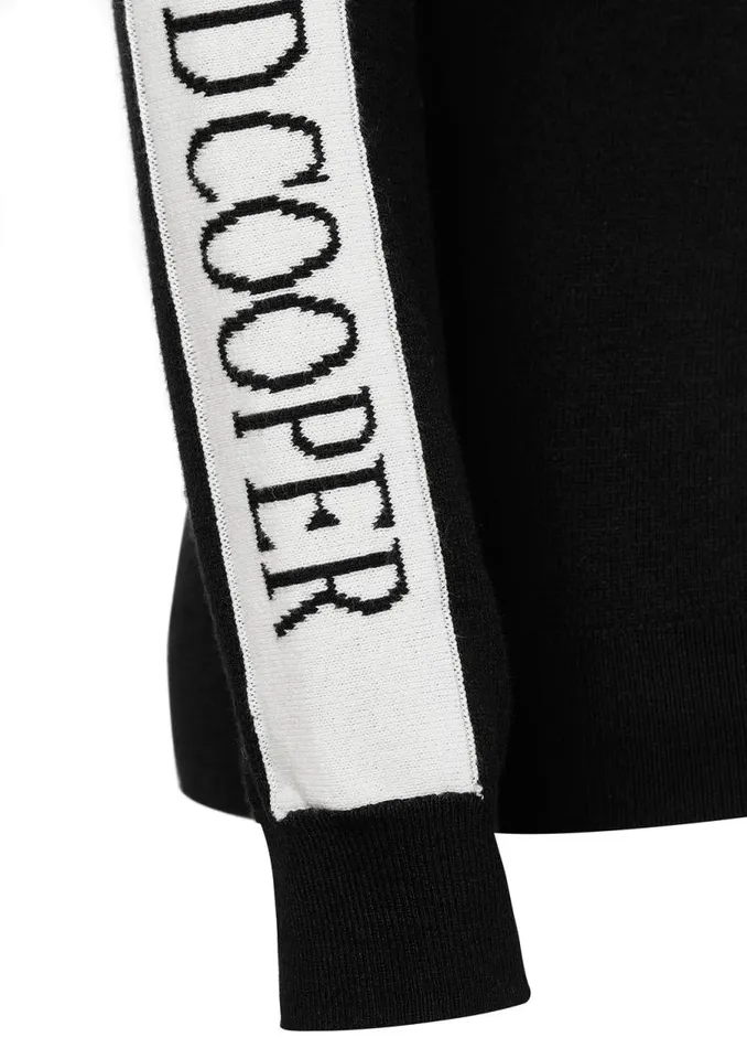 Women Knitwear Holland Cooper Thermal Ski Knit Black Women Knitwear Holland Cooper Thermal Ski Knit Black