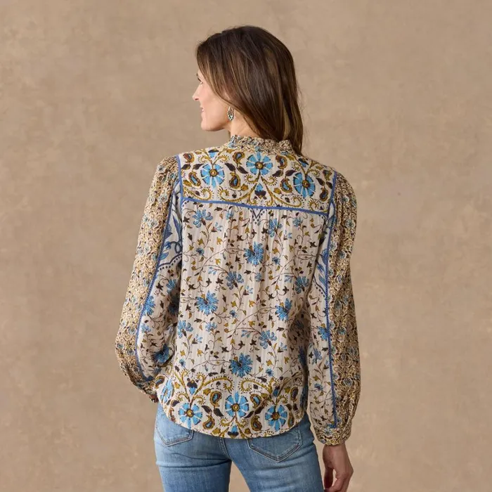 Women Laka Blooms Top Meringue Sundance Catalog Tops Women Laka Blooms Top Meringue Sundance Catalog Tops