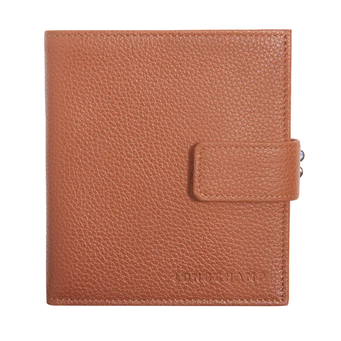 Women Le Foulonn Compact wallet CaramelCaramelCaramel Wallets Longchamp