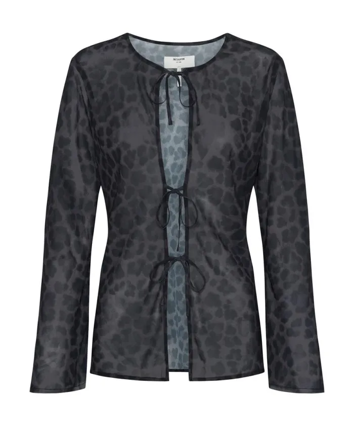 Women LEOPARD FANTASY CHIFFON LONGSLEEVE TOP One Teaspoon Tops Women LEOPARD FANTASY CHIFFON LONGSLEEVE TOP One Teaspoon Tops