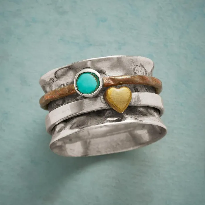 Women Lighthearted Spinner Ring Sundance Catalog Rings