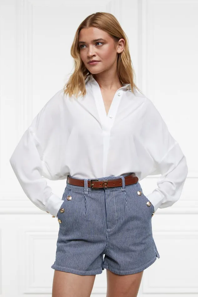 WomenLittle Shirts and Blouses Holland Cooper Cameron Shirt White WomenLittle Shirts and Blouses Holland Cooper Cameron Shirt White