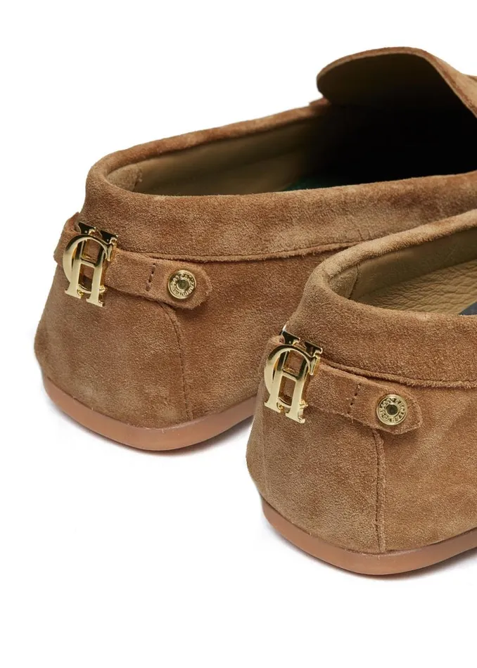 Women Loafers Holland Cooper The Driving Loafer Taupe Women Loafers Holland Cooper The Driving Loafer Taupe
