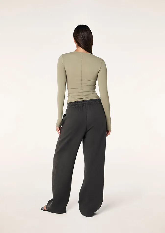Women LongSleeveTops PE Nation FOUNDATION LONG SLEEVE TOP IN SILVER SAGE