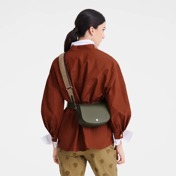 Women Longchamp pure S Crossbody bag Khaki Crossbody bags Women Longchamp pure S Crossbody bag Khaki Crossbody bags