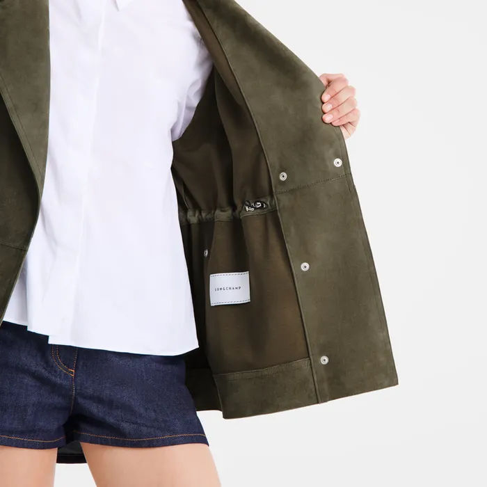 Women Longchamp Safari jacket Khaki Coats and Jackets Women Longchamp Safari jacket Khaki Coats and Jackets