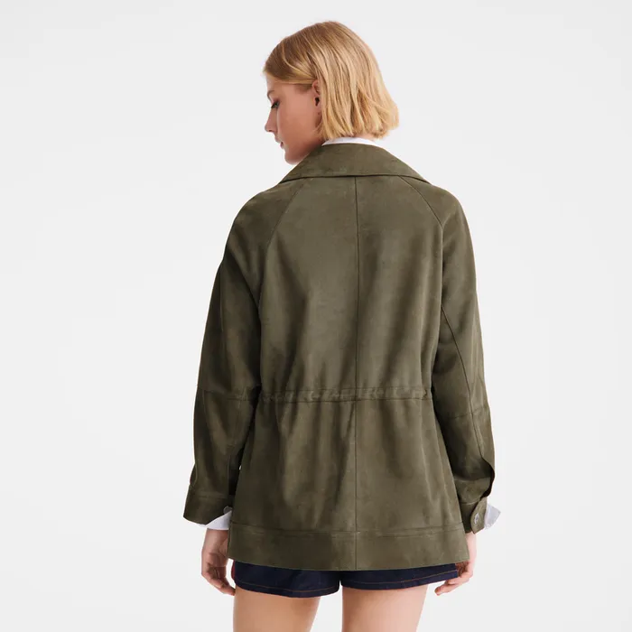 Women Longchamp Safari jacket Khaki Coats and Jackets Women Longchamp Safari jacket Khaki Coats and Jackets