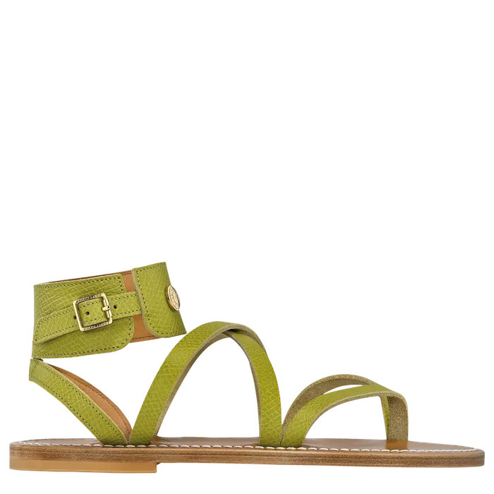 Women Longchamp x KJacques Sandals Kiwi GreenKiwi GreenKiwi Green Sandals Longchamp
