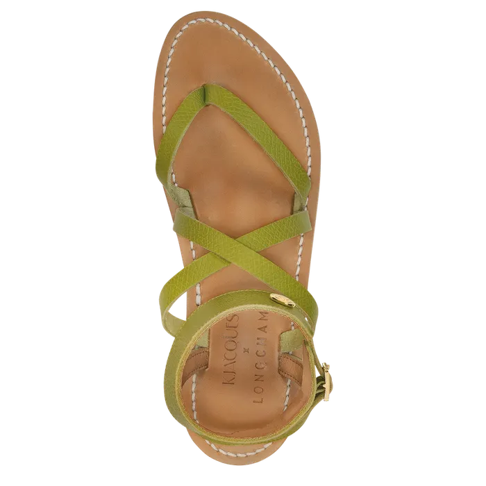Women Longchamp x KJacques Sandals Kiwi GreenKiwi GreenKiwi Green Sandals Longchamp