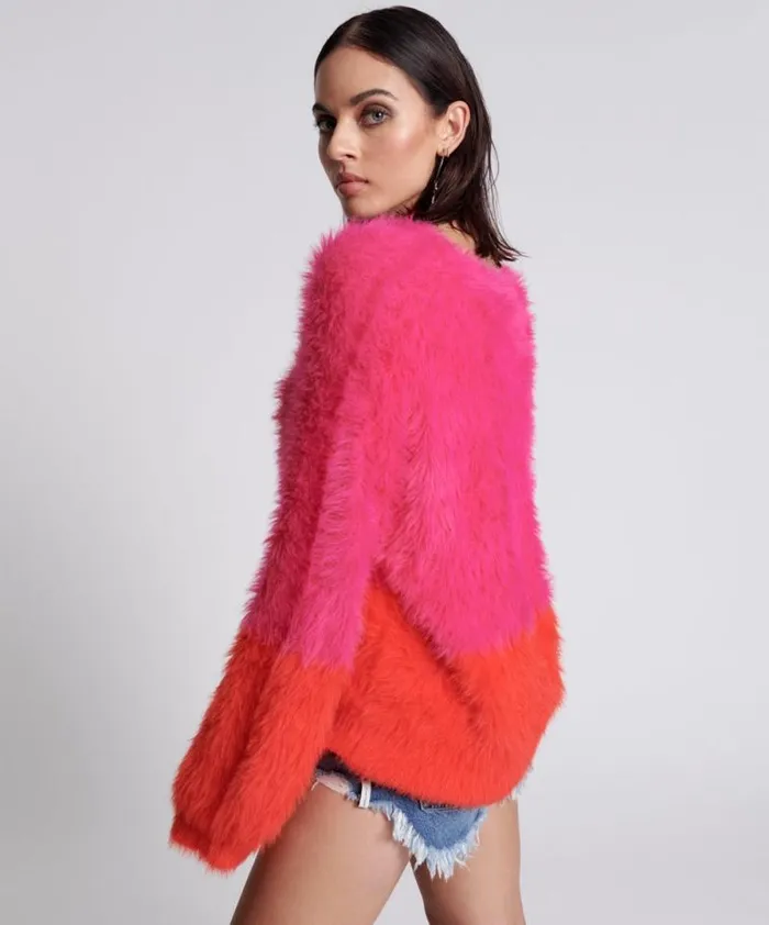 Women LOST SIGNAL COLOUR BLOCK SWEATER One Teaspoon Knitwear Women LOST SIGNAL COLOUR BLOCK SWEATER One Teaspoon Knitwear