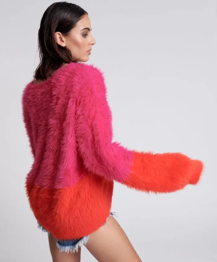 Women LOST SIGNAL COLOUR BLOCK SWEATER One Teaspoon Knitwear Women LOST SIGNAL COLOUR BLOCK SWEATER One Teaspoon Knitwear