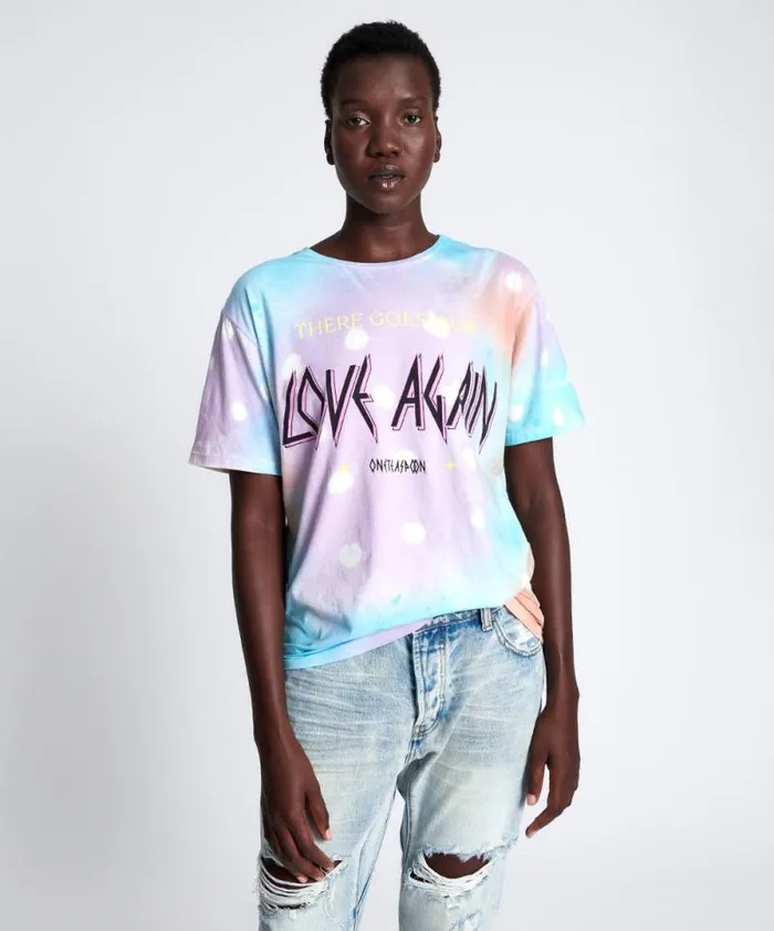 Women LOVE AGAIN ORGANIC UNISEX TEE One Teaspoon Basic Tees Women LOVE AGAIN ORGANIC UNISEX TEE One Teaspoon Basic Tees