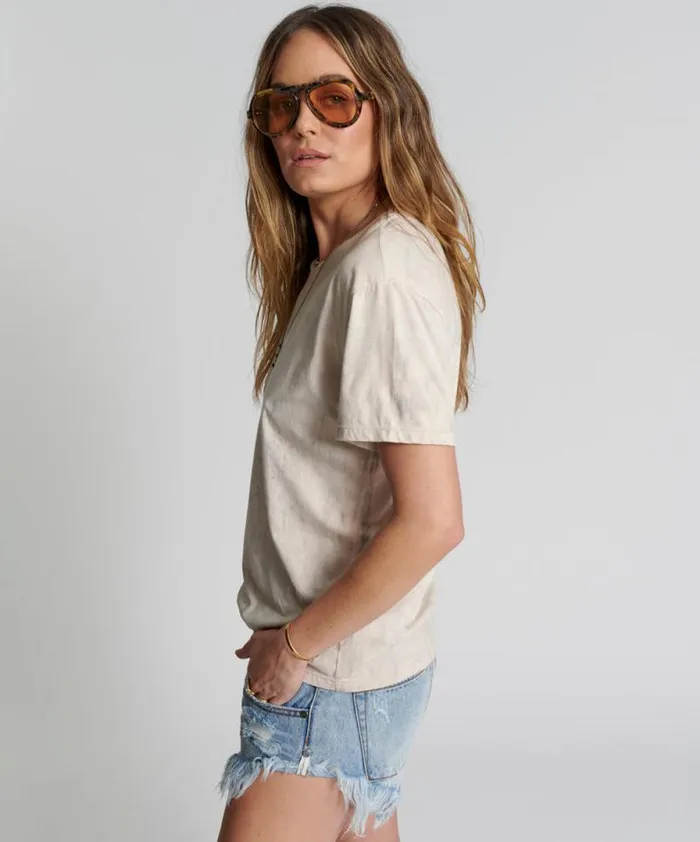 Women LOVE STAINED ORGANIC COTTON CREW TEE One Teaspoon Graphic Tees Women LOVE STAINED ORGANIC COTTON CREW TEE One Teaspoon Graphic Tees