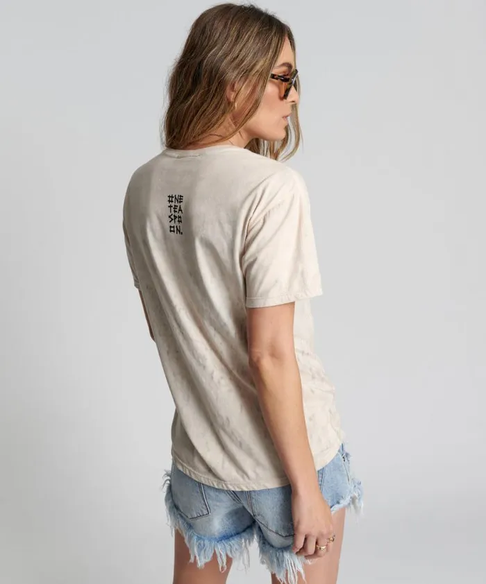 Women LOVE STAINED ORGANIC COTTON CREW TEE One Teaspoon Graphic Tees Women LOVE STAINED ORGANIC COTTON CREW TEE One Teaspoon Graphic Tees