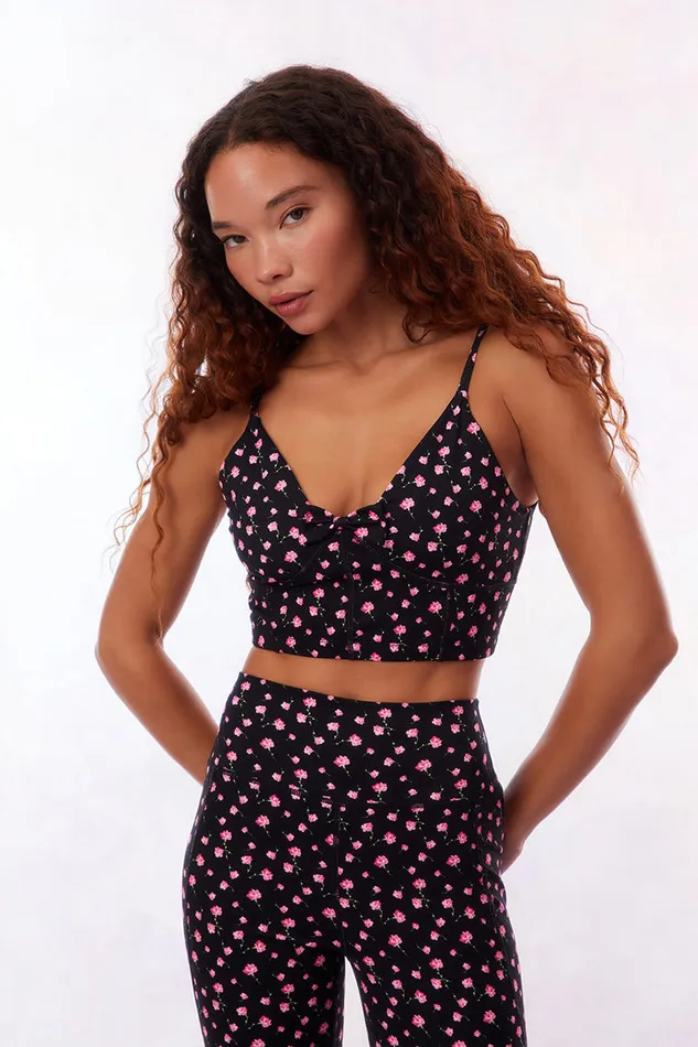 Women LoveShackFancy Active Ridgeson Active Bra Belle Reverie Ditsy