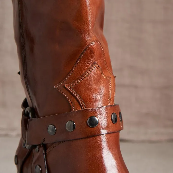Women Luxe Harness Boots Saddle Sundance Catalog Boots