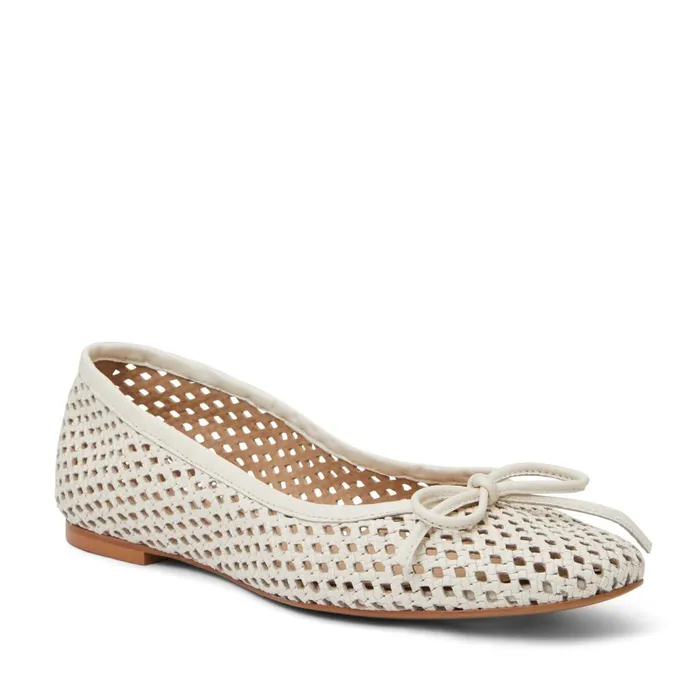 Women M BY BRUNO MAGLI Bruno Magli JANINA OFF WHITE Ballet Flat