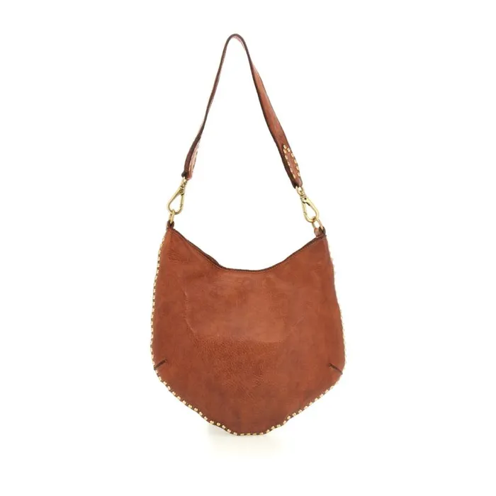 Women Malachite Cognac Campomaggi ShoulderHobo Bag