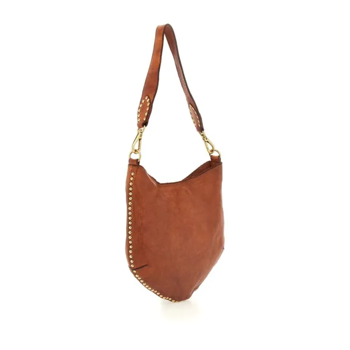 Women Malachite Cognac Campomaggi ShoulderHobo Bag Women Malachite Cognac Campomaggi ShoulderHobo Bag