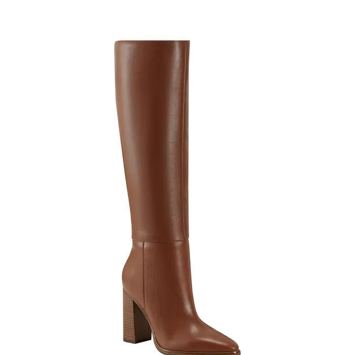Women Marc Fisher Boots and Booties Lannie Dress Boot Medium Natural