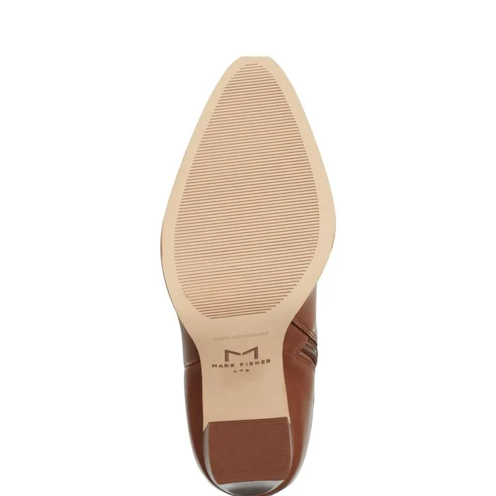Women Marc Fisher Boots and Booties Lannie Dress Boot Medium Natural