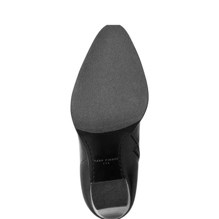 Women Marc Fisher Boots and Booties Lasli Over The Knee Boot Black Leather