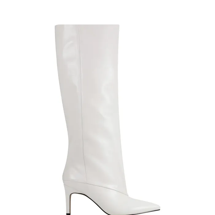 Women Marc Fisher Dress Boots Gentle Dress Boot Ivory Leather