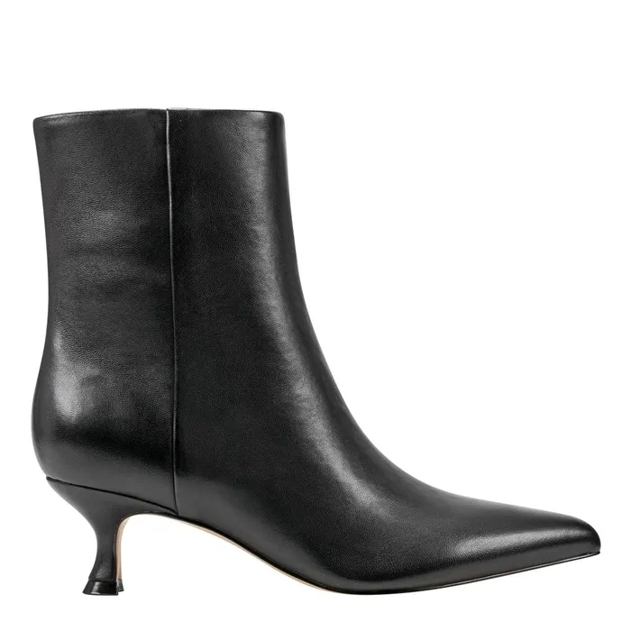 Women Marc Fisher Dress Boots Iggy Dress Bootie Black Leather