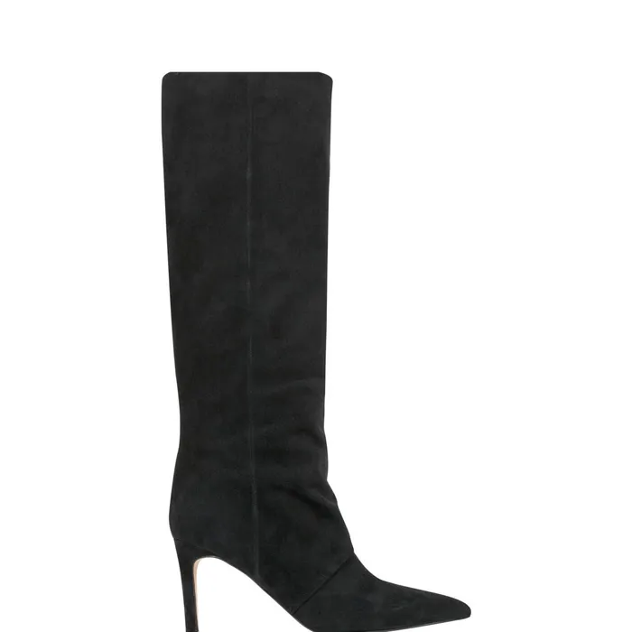 Women Marc Fisher Dress Boots Narysa Dress Boot Black Suede