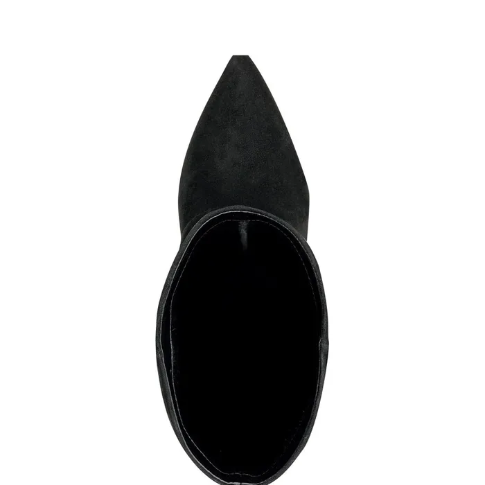 Women Marc Fisher Dress Boots Narysa Dress Boot Black Suede