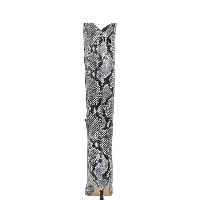 Women Marc Fisher Dress Boots Quinnie Dress Boot Snake Print