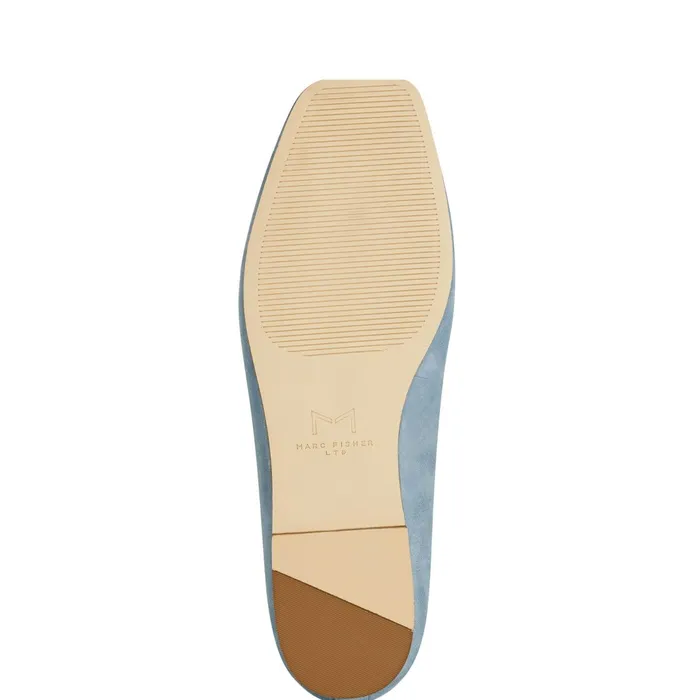 Women Marc Fisher Loafers and Flats Ubet Slipon Casual Flat Light Blue