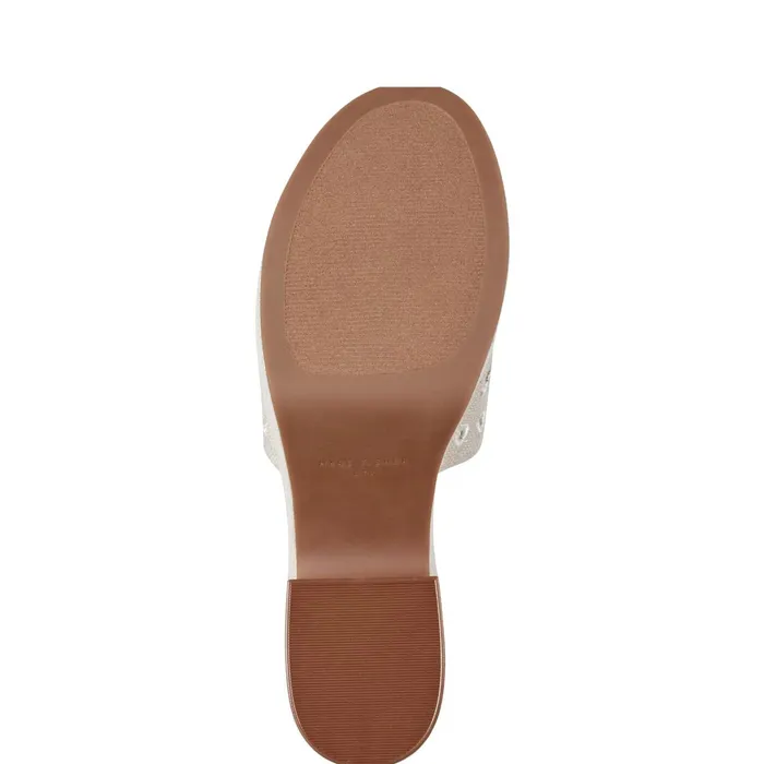 Women Marc Fisher Mules and Slides Foreva Platform Slide Sandal Light Natural