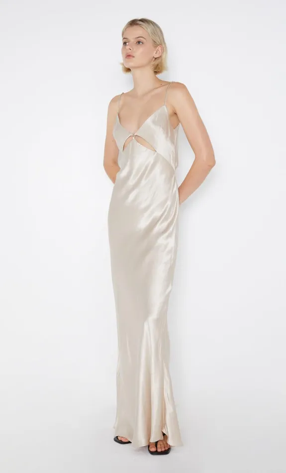 Women MARGAUX MAXI DRESS 8211 SAND Bec Bridge Wedding Guest