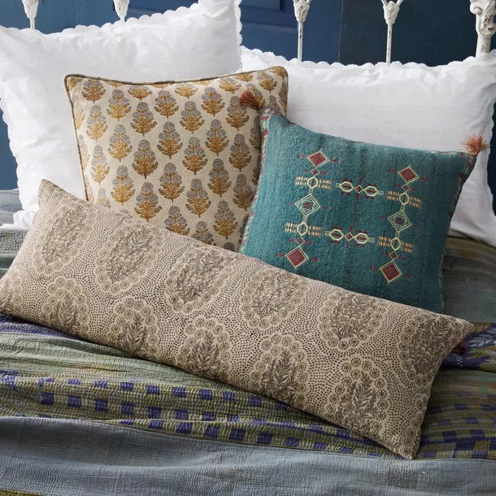 Women Marigold Winfleur Block Print Pillow Sundance Catalog Decor Women Marigold Winfleur Block Print Pillow Sundance Catalog Decor