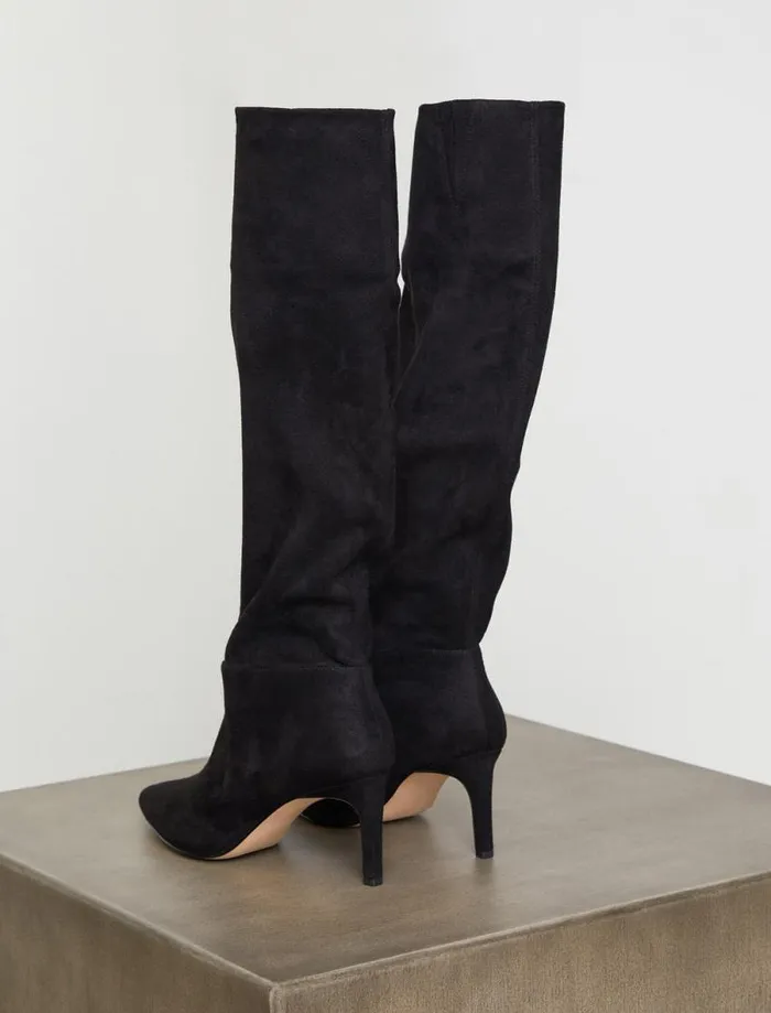 Women Marlo Boot Black Micro Suede BCBG Shoes Women Marlo Boot Black Micro Suede BCBG Shoes