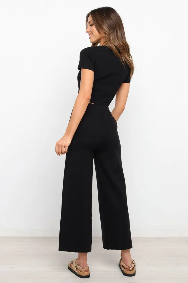 Women Matching Sets Petal and Pup Ayers Set Black