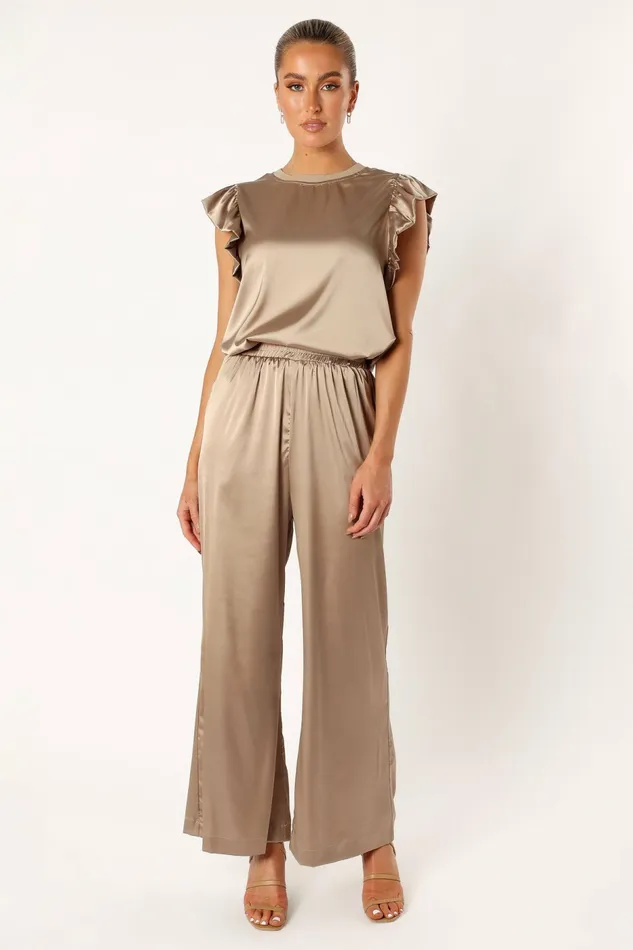 Women Matching Sets Petal and Pup Tillie Two Piece Pant Set Olive