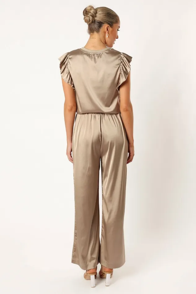 Women Matching Sets Petal and Pup Tillie Two Piece Pant Set Olive