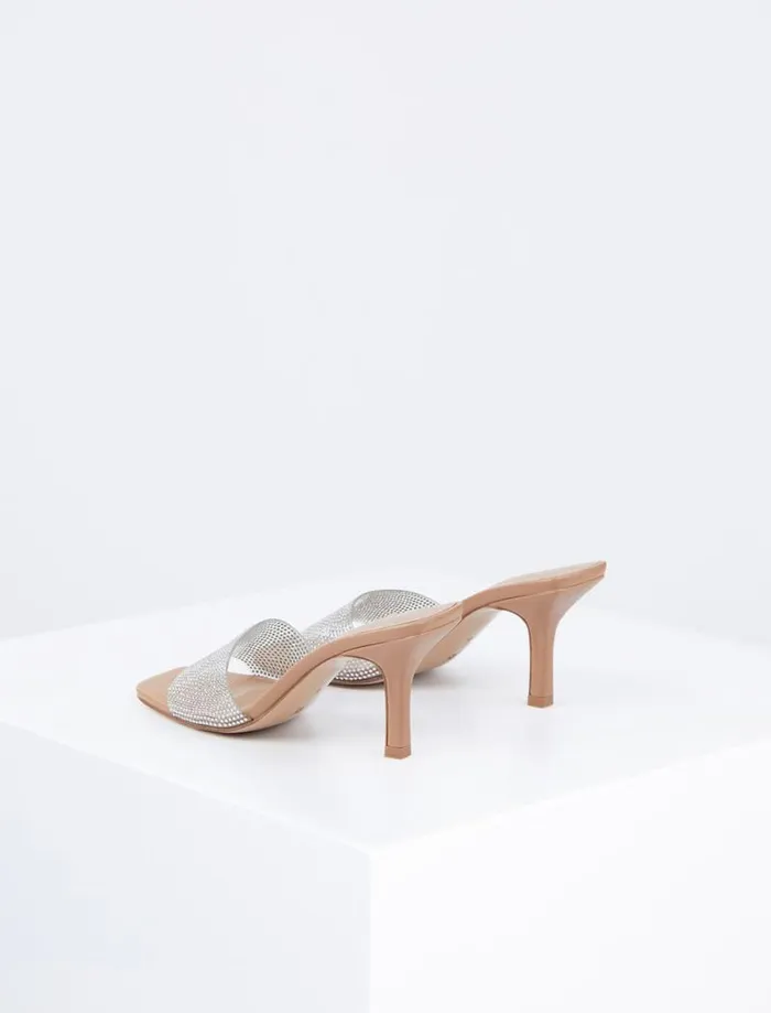 Women Maxari Mule Sandal Heel Cleartan BCBG Shoes Women Maxari Mule Sandal Heel Cleartan BCBG Shoes