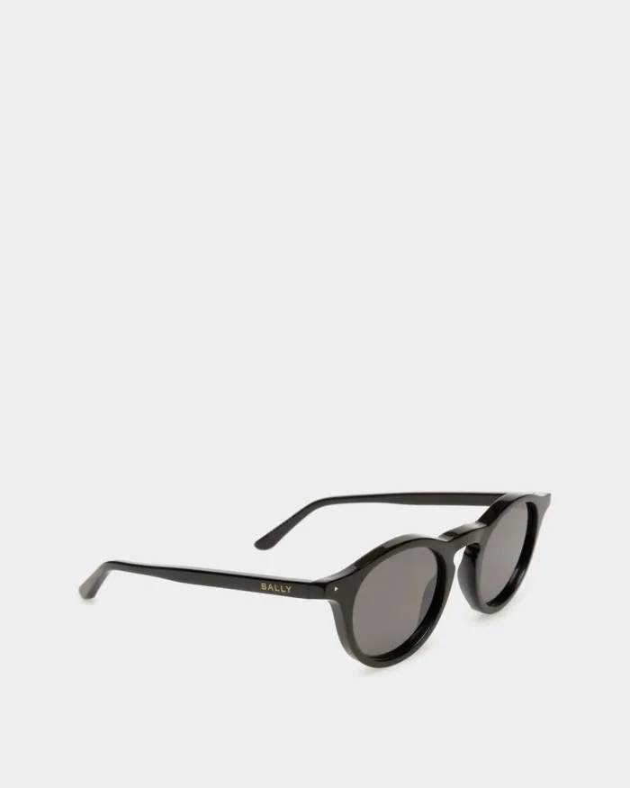 WomenMen Bally Sunglasses Hermann Sunglasses In Black Acetate Black WomenMen Bally Sunglasses Hermann Sunglasses In Black Acetate Black