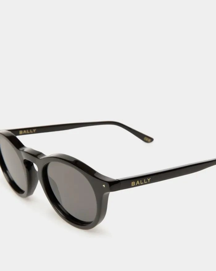 WomenMen Bally Sunglasses Hermann Sunglasses In Black Acetate Black WomenMen Bally Sunglasses Hermann Sunglasses In Black Acetate Black