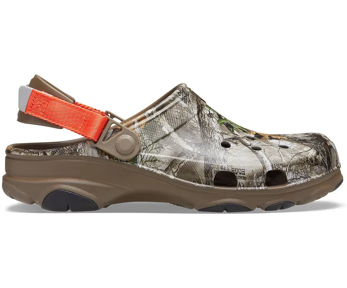 WomenMen Crocs Classic AllTerrain Realtree Edge Clog Walnut Clogs