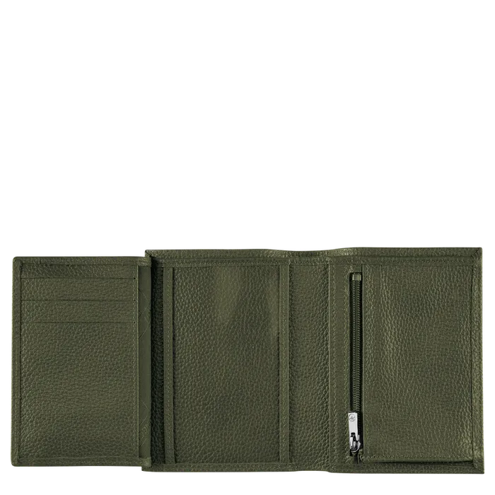 WomenMen Longchamp Le Foulonn Wallet Khaki Wallets WomenMen Longchamp Le Foulonn Wallet Khaki Wallets