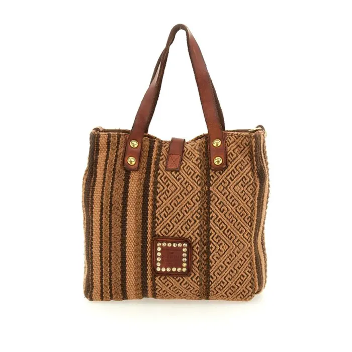 WomenMen Marmo Brown Campomaggi ShoppersTote Bags WomenMen Marmo Brown Campomaggi ShoppersTote Bags