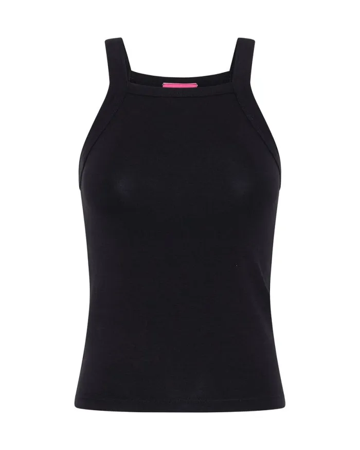 Women MIAMI BAMBOO LOGO TANK BLACK One Teaspoon Tees and Tanks Women MIAMI BAMBOO LOGO TANK BLACK One Teaspoon Tees and Tanks