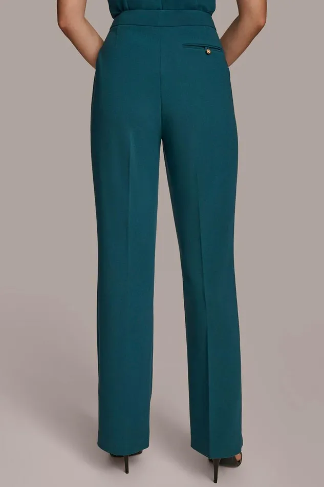 Women MIDRISE STRAIGHT LEG PANT Peacock Donna Karan New York Pants Women MIDRISE STRAIGHT LEG PANT Peacock Donna Karan New York Pants