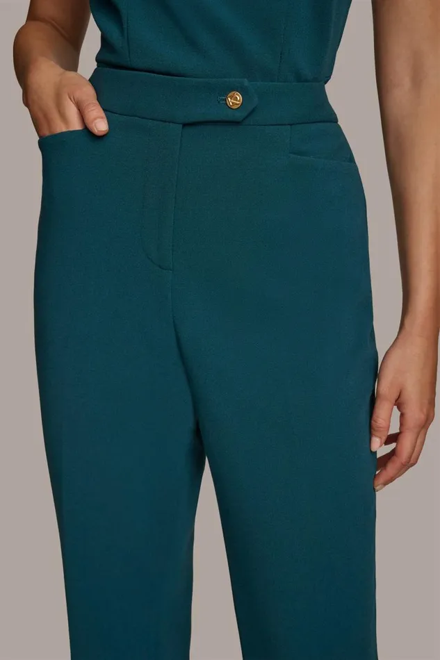 Women MIDRISE STRAIGHT LEG PANT Peacock Donna Karan New York Pants Women MIDRISE STRAIGHT LEG PANT Peacock Donna Karan New York Pants